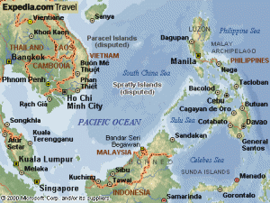  South China Sea Islands: Paracel Islands and Spratly Islands